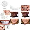 On Snap Fake Teeth Upper Lower Dental Veneers Denture Tooth Cover Set Simulation