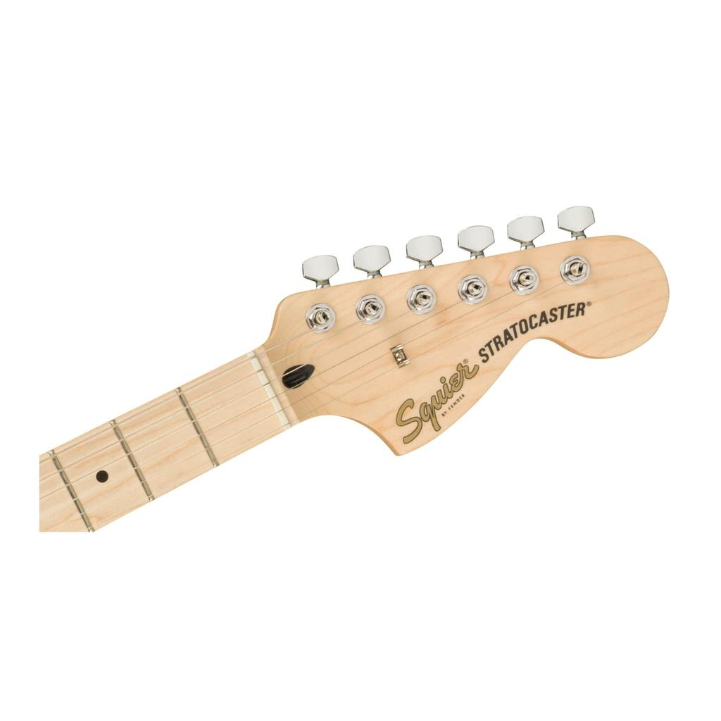 Squier by Fender Electric Guitar Affinity Maple Black Lake Placid Blue with Soft Case Series™ Stratocaster®, Fingerboard, Pickguard,