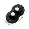 Universal Pulley | 360 Degree Rotation Small Castor Wheels | 4pcs Mini Swivel Casters Wheels for Storage Box Case Cabinet Trash