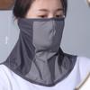 Ice Silk Ice Silk Face Scarf Mesh Summer Sunscreen Mask Breathable Face Mask  Unisex