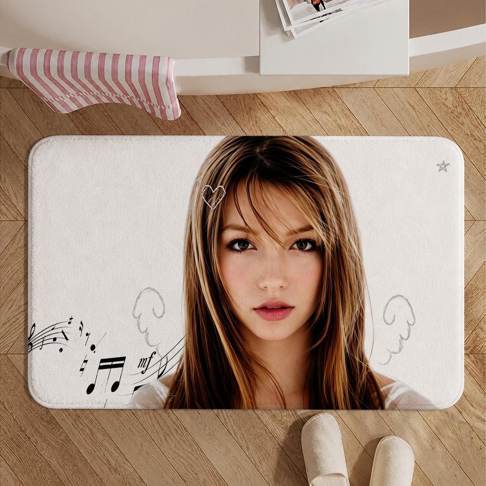 Celebrity-Britney SpearsS Floor Mat Soft Non-Slip Bath Mat, Bedside Carpet, Absorbent Doormat for Home