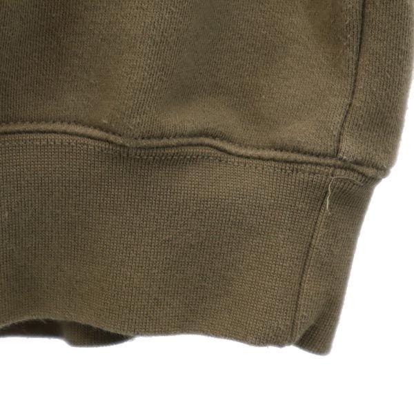 Essentials Sweat à manches longues S olive Dos brossé Homme Occasion