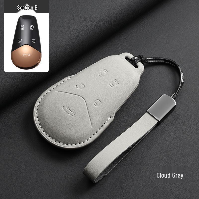 Voyah Dreamer Key Case with Car Accessories - 25 Model Blueprint Protective Shell Buckle for Men