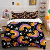 Halloween-Themed Decor Set Design Exquisite Three-Piece Bedding Set Gift For Kids And Adults