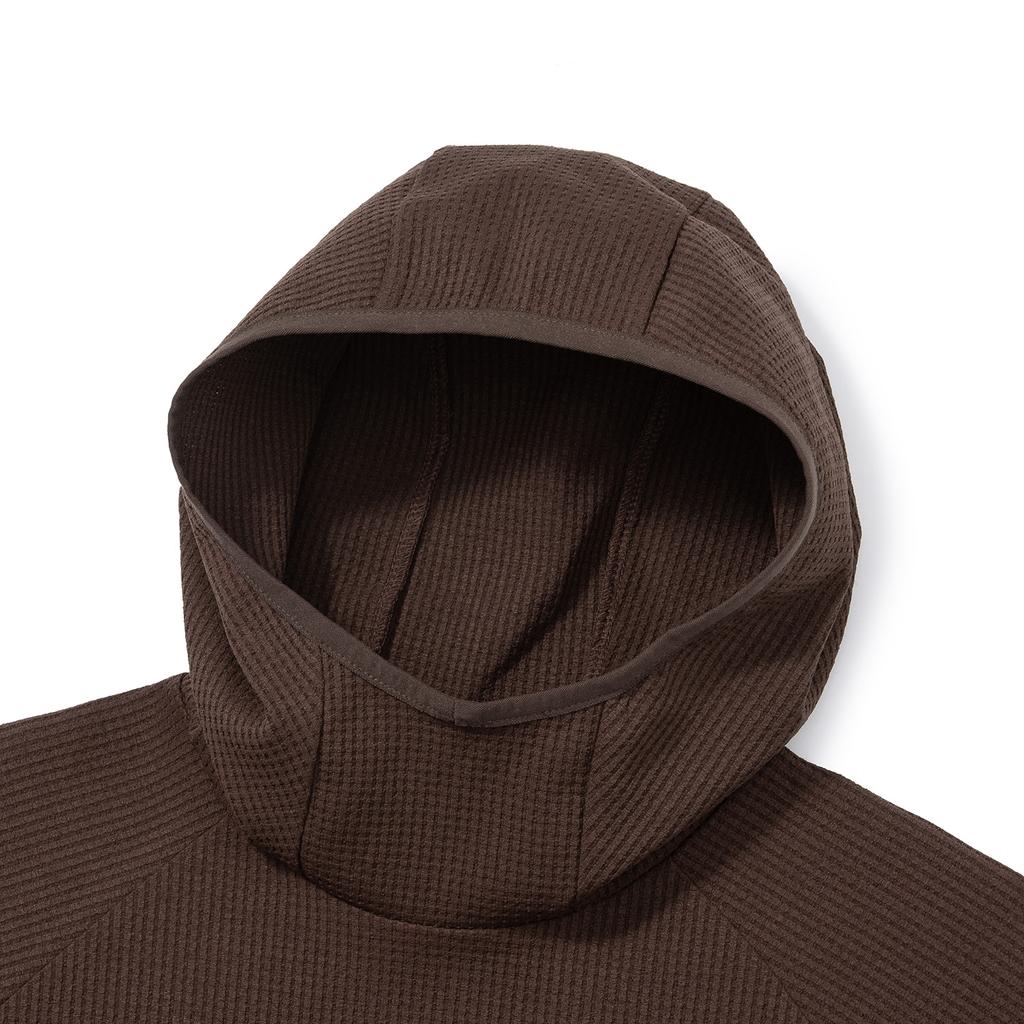 ZEROGRAM Seawool Waffle Hoodie