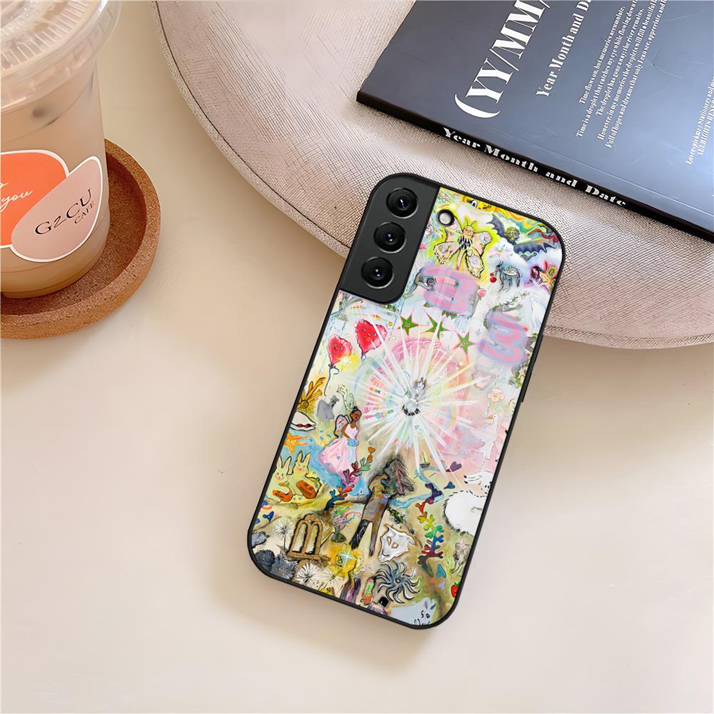 Rapper Bladee Cold Visions Phone Case Glass For Samsung Galaxy S26 S25 S21 S22 S24 S23 S20 Ultra Fe Plus A16 A24 A55 A53 Coque