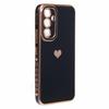 For Samsung Galaxy A54 5G Protective Case 6D Electroplating Love Heart TPU Phone Cover