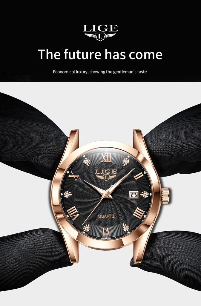 Men's Fashionable Waterproof Quartz Watch with Calendar & Luminous Features