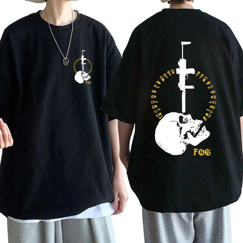 

Футболка FOG Gbrs Forward Observations Group, унисекс, панк-скелет, готические футболки, хлопковые повседневные футболки большого размера, топы, уличная одежда