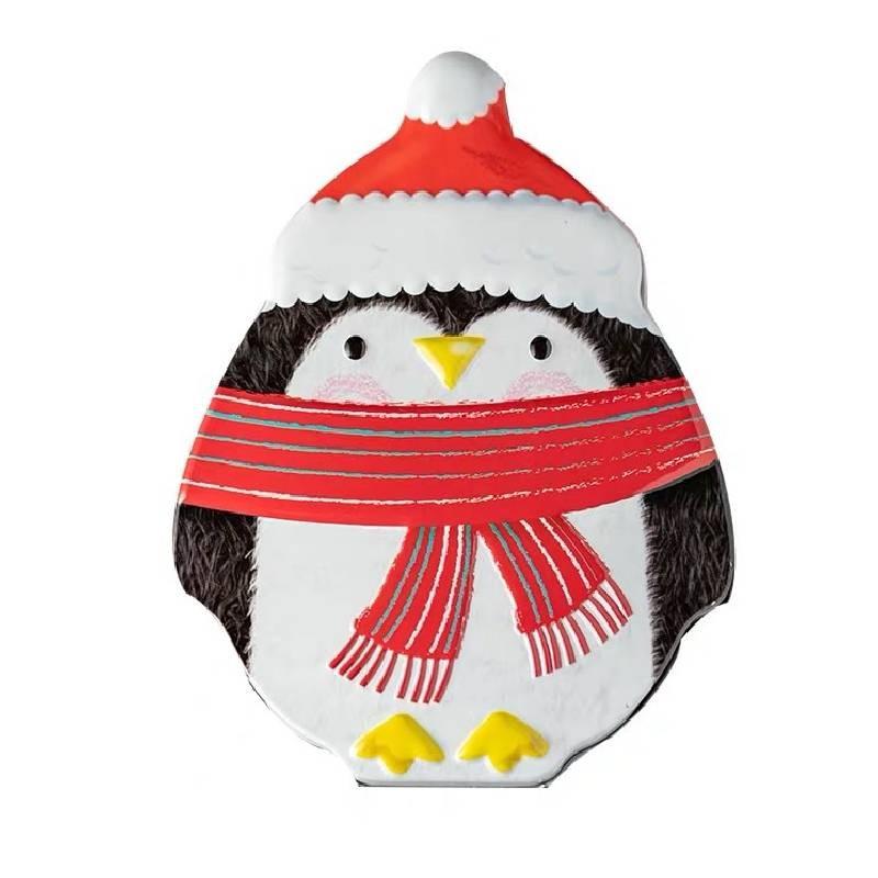 Santa Decorations Christmas Claus Snowman Candy Box Penguin Cookies Gift Tank