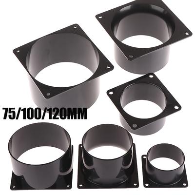 75/100/120MM ABS Wall Flange Connector For Ventilation Pipe Air Ducting Connection For Smart Home Accessories Drop Ship