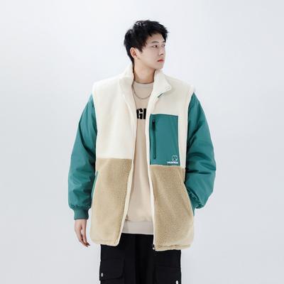Chaqueta nueva gruesa para hombre sherpa ropa de invierno chaqueta moderna para hombre cálida y resistente al frío moda tendencia ropa exterior