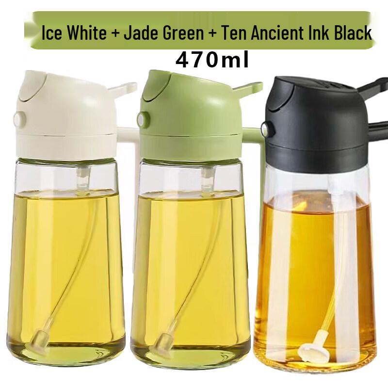 Qiiwei Glass Oil Sprayer for Air Fryer and Cooking