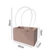 Flowers Basket Boxes Gift DIY Packaging Materials Wedding Favors 10pcs Flower Tote Bags Kraft Paper Bouquet Floral Arrangement