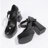 2025 Spring and Autumn Sexy High Heels Square with Mary Jane Sex Women's Shoes