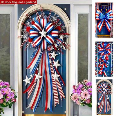 2D Independence Day Decoration Door Banner Party Supplies Decoration Banner
