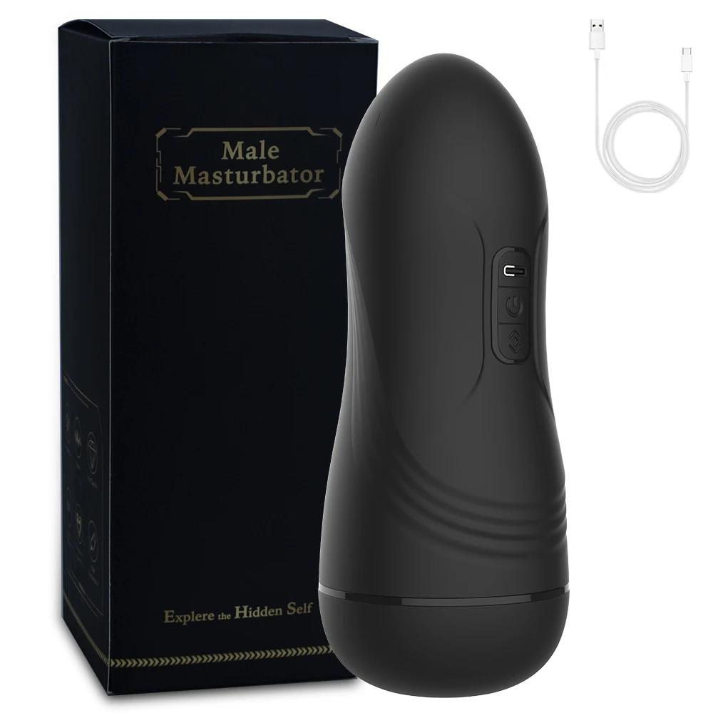 Automatic Male Mastubator Blowjob Vibration Machine Real Vaginia Pocket Pussy Penis Oral Masturbation Cup Adult Sex Toy for Man