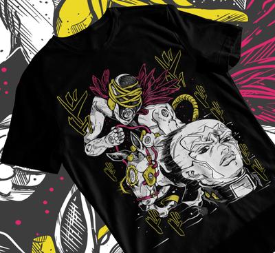 Made In Heaven T-shirt JoJo Bizarre Adventur Anime Shirt Manga Soft Tee