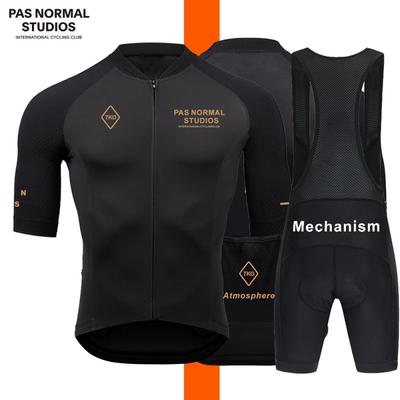 Conjunto de Maillot de Ciclismo para Hombre Transpirable de Secado Rápido Seda de Leche Manga Corta para Montaña