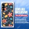 Flower Painted Shell For Samsung Galaxy S24 S22 Ultra Plus S23 S21 S20 Fe A52 A53 A54 A34 14 5g A51 A32 A13 4g Slim Shockproof Tpu Hybrid Case Cover