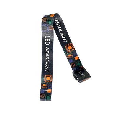 1 Stück Schwarzes Elastisches Kopfband Verstellbares Stirnband Für Taschenlampe Stirnlampe Stirnlampe Outdoor