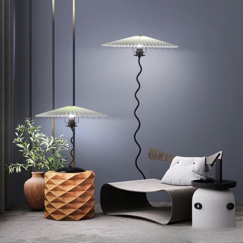 Dream Bubble Japanese Pleated Floor Lamp
