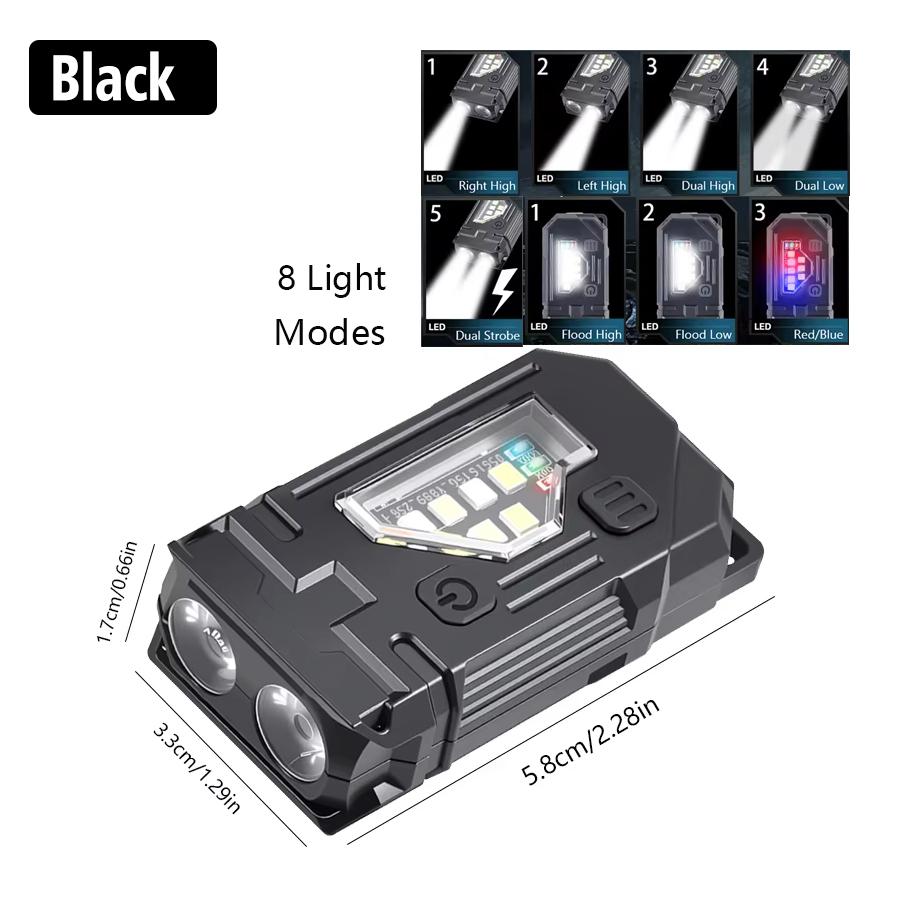 XIWANGFIRE Super Bright Pocket Torch Light LED Multifunctional Linterna Magnetic COB EDC Mini Keychain Flashlight Rechargeable