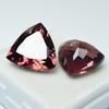 Natural Padparadscha Sapphire 16 Ct Trillion Pair Certified Beautiful Gemstone