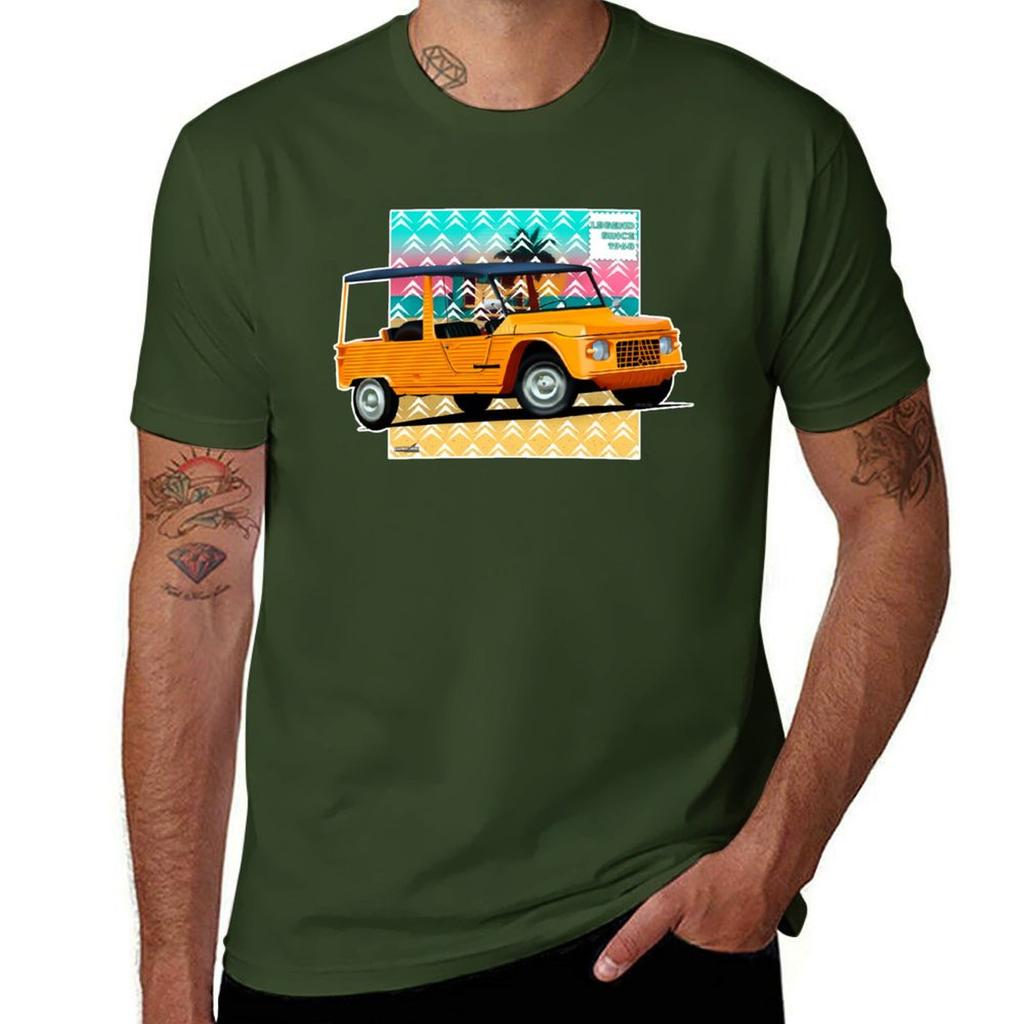 Mehari Summer! T-Shirt Short Sleeve Tee Hippie Clothes Summer Top Kawaii Clothes Big and Tall T Shirts for Men