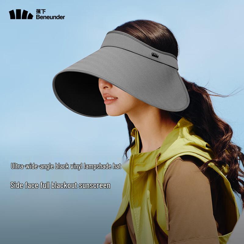 Beneunder Women's Blackout Wide-Brim Sun Visor Hat BM563