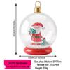 Eco-friendly PVC Inflatable Christmas Cartoon Ball for Courtyard Decoration
