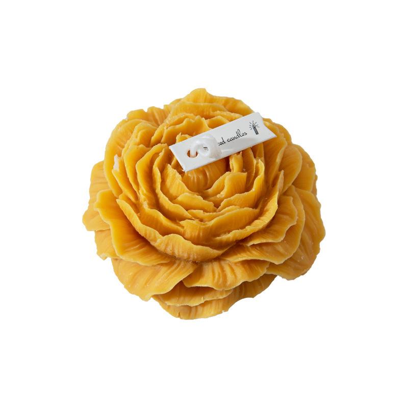 Peony Scented Candle Mother's Day Fragrance Souvenir Simulation Flower Shape Candle Ornaments