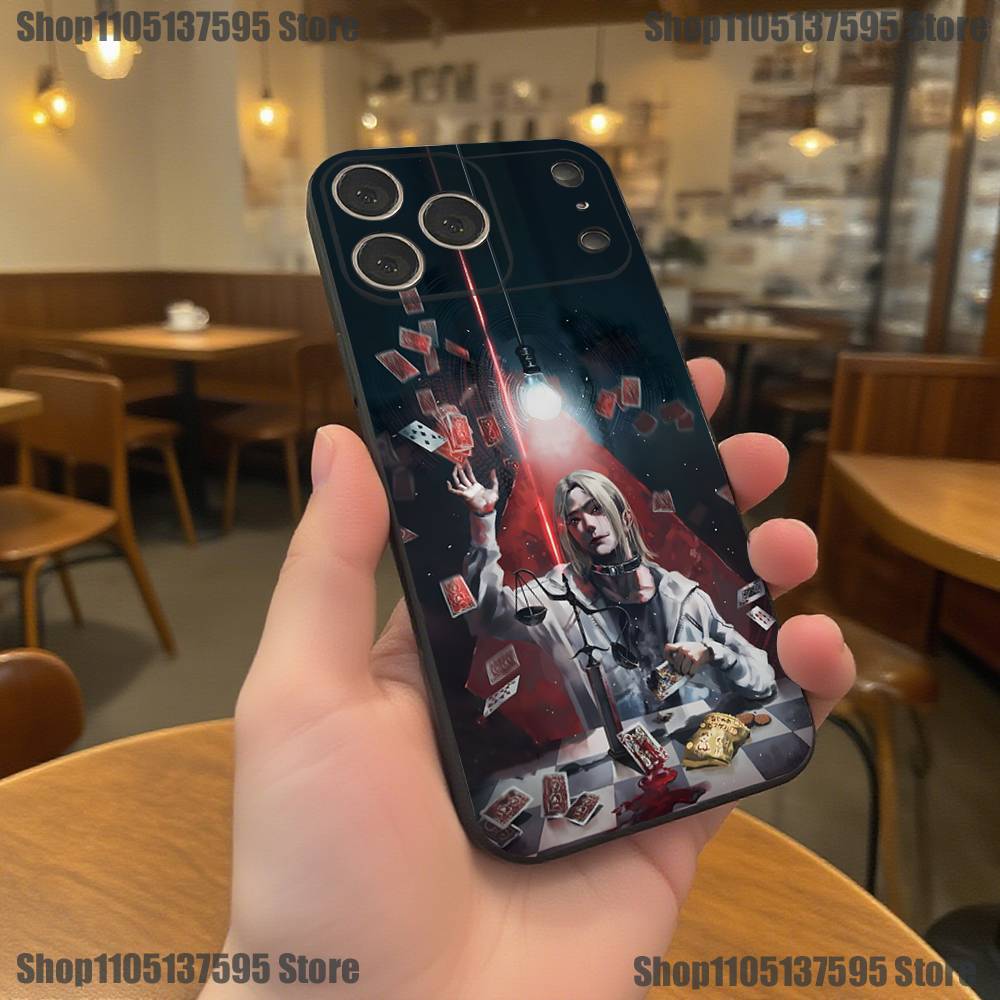 A-Alice In B-Borderland Phone Case For iPhone 17,16,15,14,13,12,11,Pro,XS,Max,XR,Plus,E,SE4,Mini Black Soft Cover