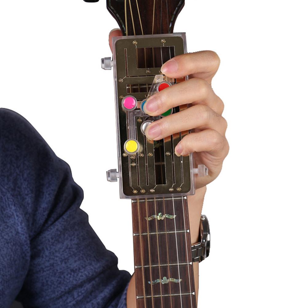 Guitar Chord Practice Tool Guitar Learning System Teaching Practice Aid with 6 Universal Chords