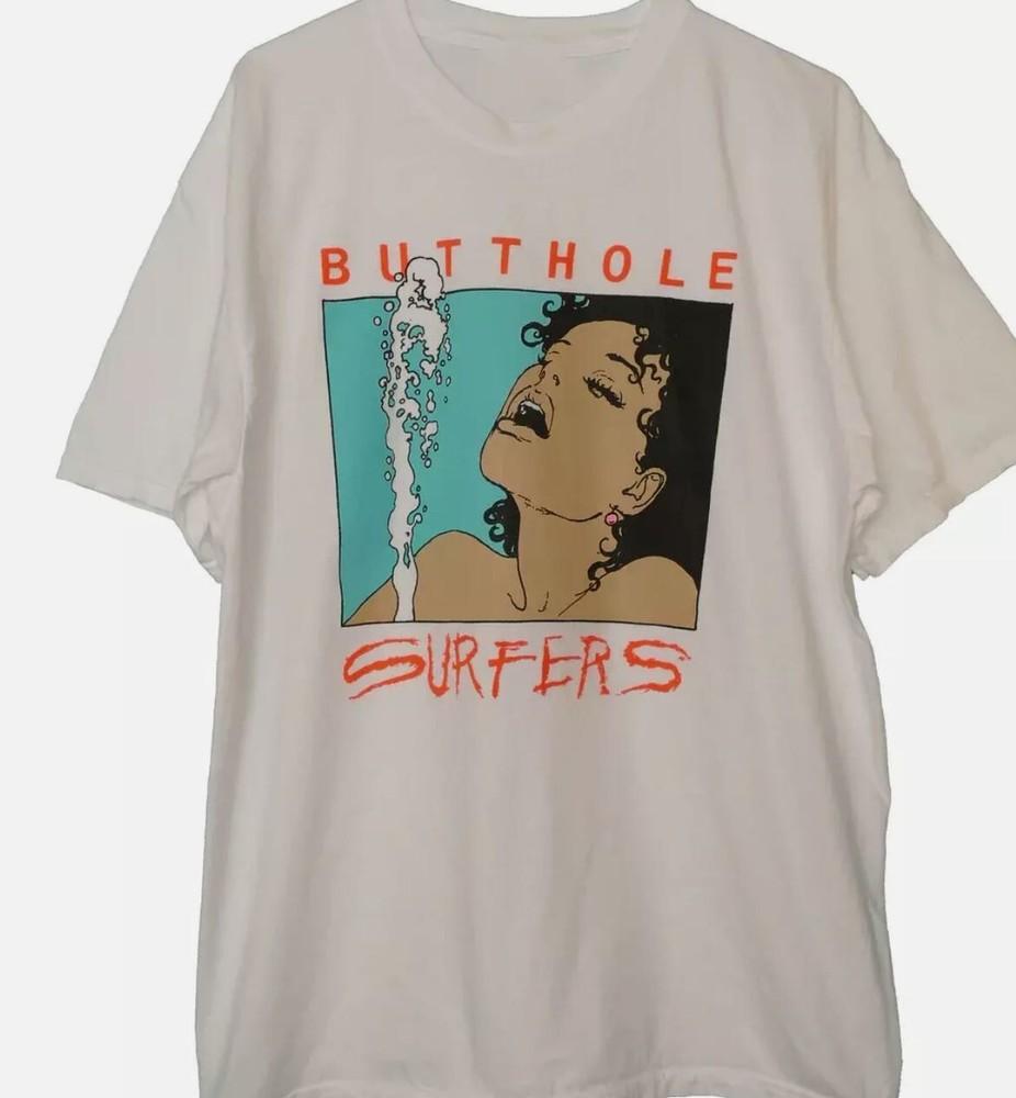 Rare Butthole Surfers Band Gift For Fan White S-2345XL Unisex T-shirt Unisex T-Shirt L
