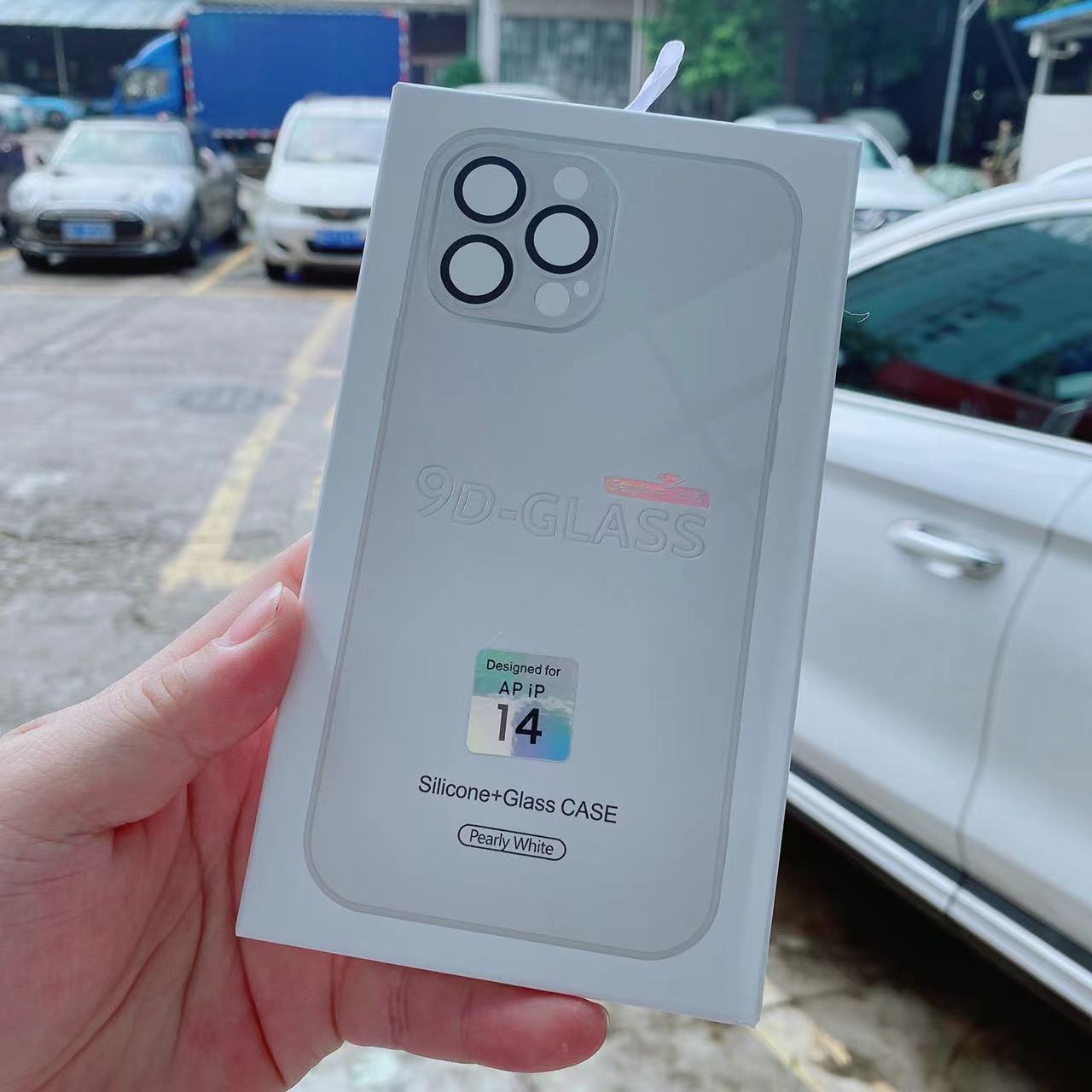 

9D силіконові скляні чохли для iPhone 14 13 12 11 15 Pro Max 15 Pro 14 15 Plus Дзеркальні скляні чохли для телефонів із плівкою для об’єктива камери iPhone 11