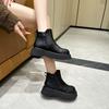 2025 new Martin boots women's British style platform short boots small retro versatile spring and autumn single boots winter