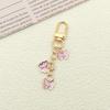 Colorful Butterfly Oil Drip Keychain Pendant for Creative DIY Alloy Earphone Case Packaging Ornaments