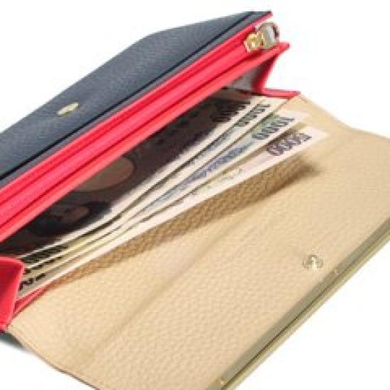 Kabuse Long Wallet Shrink Combination Yellow [Tsumori Chisato] Women's