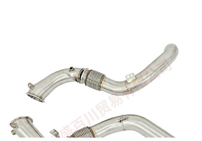 304 Stainless Steel Water Pipe Manifold Muffler for BMW M5 F90 4.4T