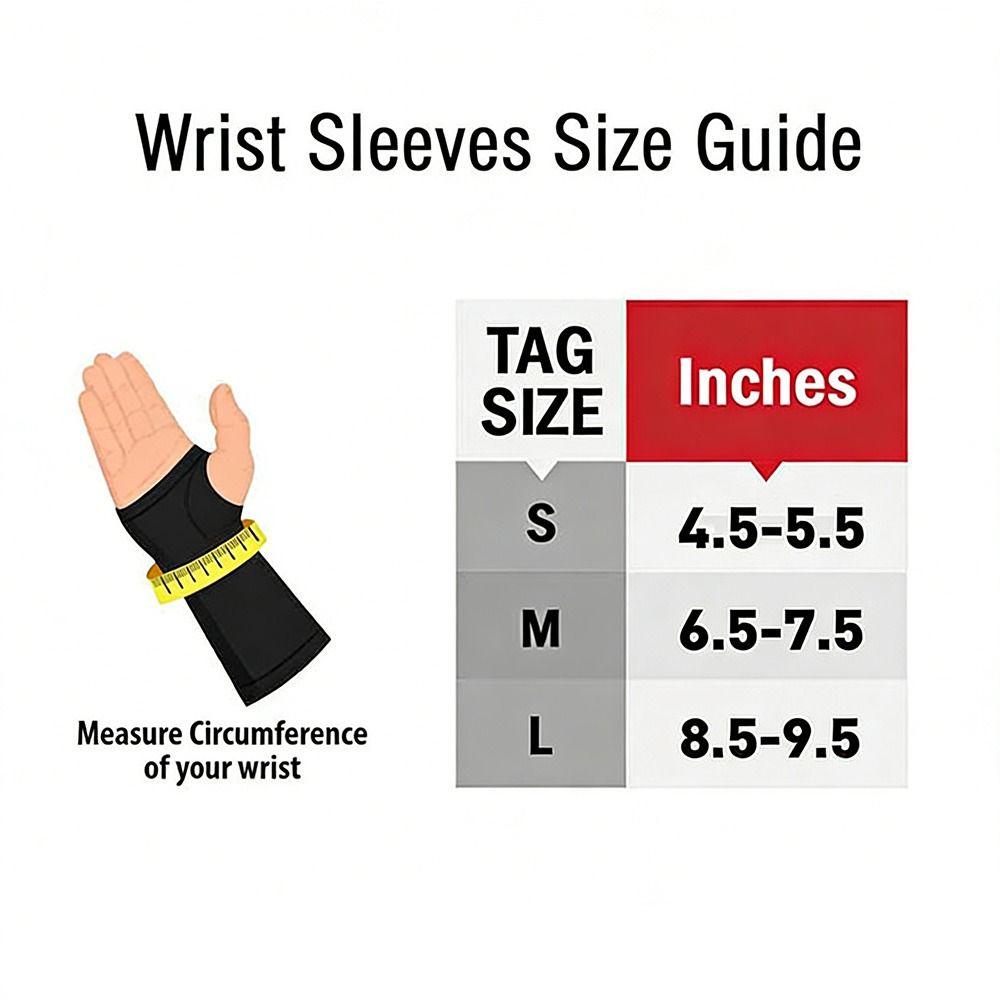 Elastic Wrist Compression Glove Sports Wristband  Relieving Carpal Tunnel Syndrome and Wrist Pain