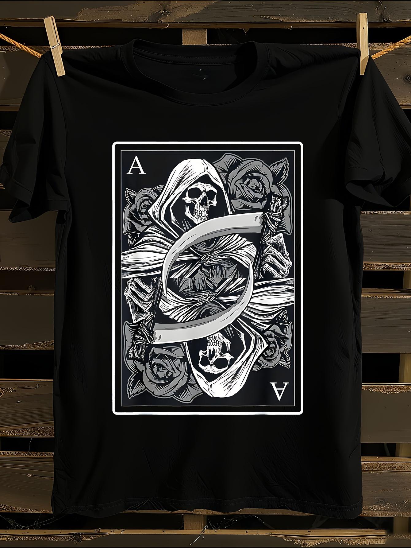 Santa Muerte Santisima Muerte Mexican Ace Design T-shirt XXXL