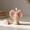 3D Wings Angel Silicone Candle Mold Goddess Sculpture Gypsum Making Tool DIY Church Decoration Native Dropping Resin Mold