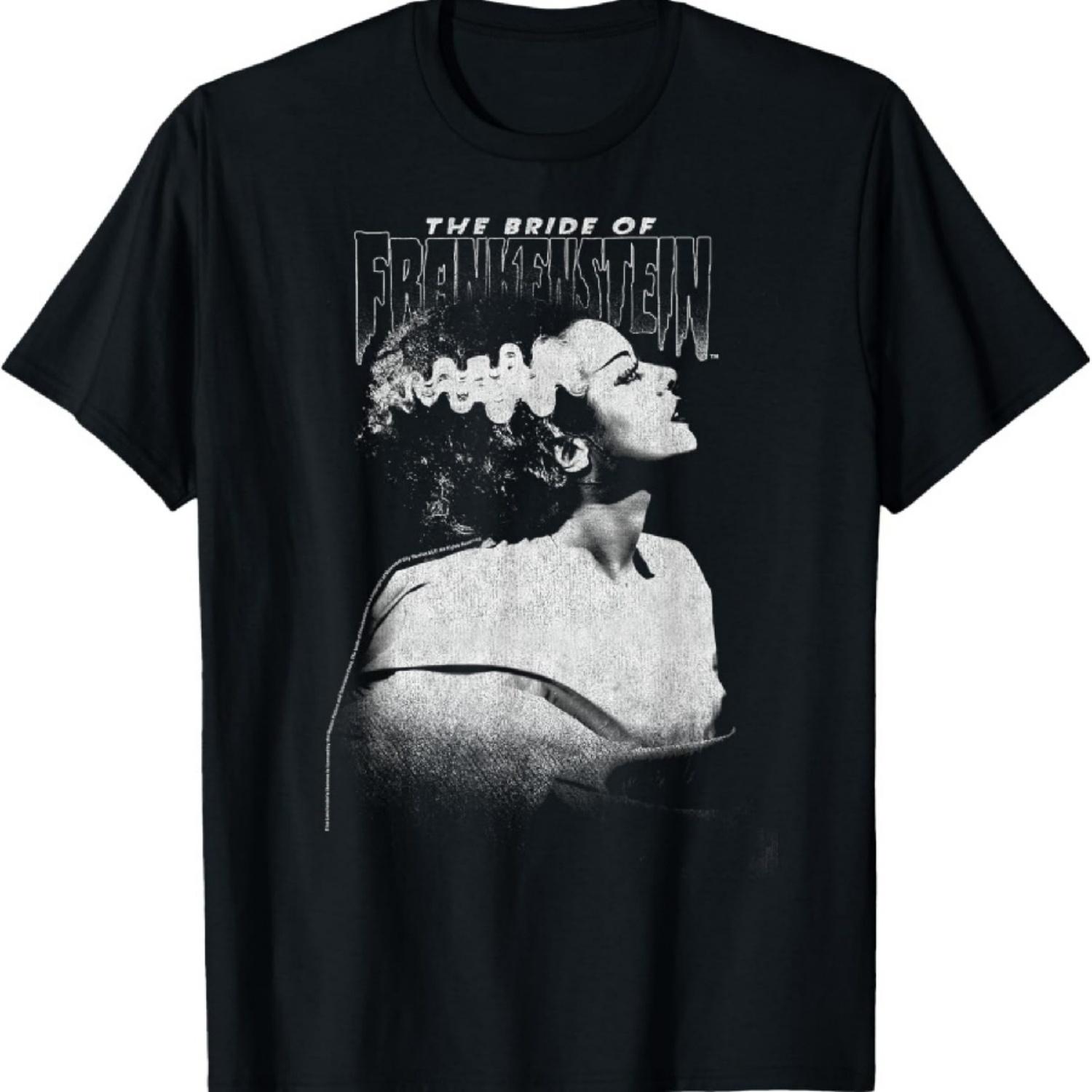 

Bride Of Frankenstein Dark Portrait T-Shirt S