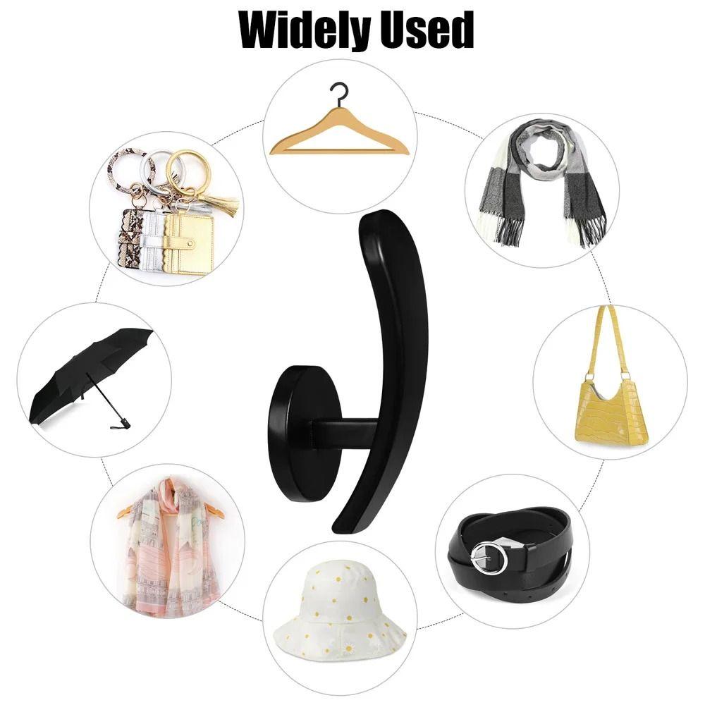 Retro Window Curtain Hooks Practical Clothes Hanger Metal Wall Hanger  Sundries Organizer