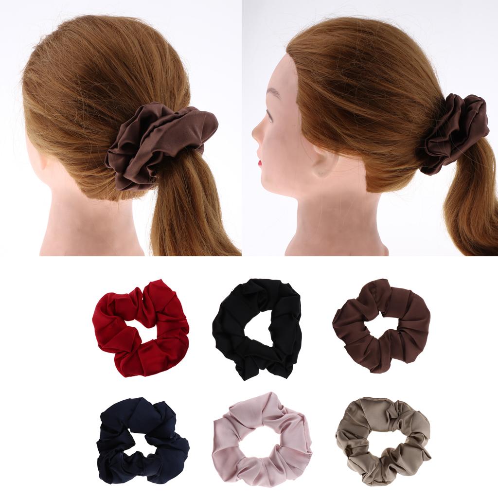 Large Floral Hair Band Ties For Thick