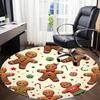 1pc Gingerbread Man Cookies Chair Carpet for Office, Non-slip, Soft and Durable Office Rug, Perfect for Office yy251227118