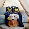 Personalized Custom Name Blanket - Bubu and Dudu Print Design,Blanket for Sofa,Bed,Travel,Camping - Soft and Warm, Great Gift