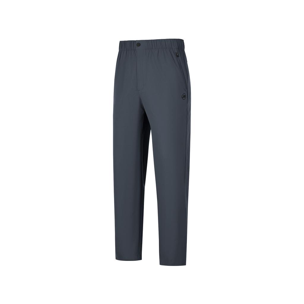 Skechers Godri Ss25 Brand Logo Moisture Wicking Quick Dry Straight Leg Sun Protection Breathable Sports Pants Men Pants Shadow-Gray P225M118-0167
