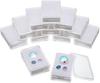 12pcs Transparent Acrylic Loose Display Boxes with Sponge Inside for Jewelry Storage Rectangle White 5.7x3.7x1.5cm Inner Diameter: 5.3x3.3x1.1cm